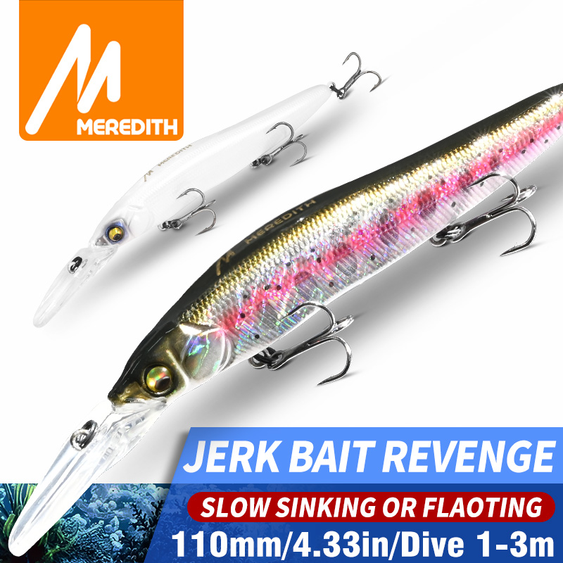 Fishing Lure Swimbait - Señuelos de Pesca MEREDITH Minnow Wobbler,
