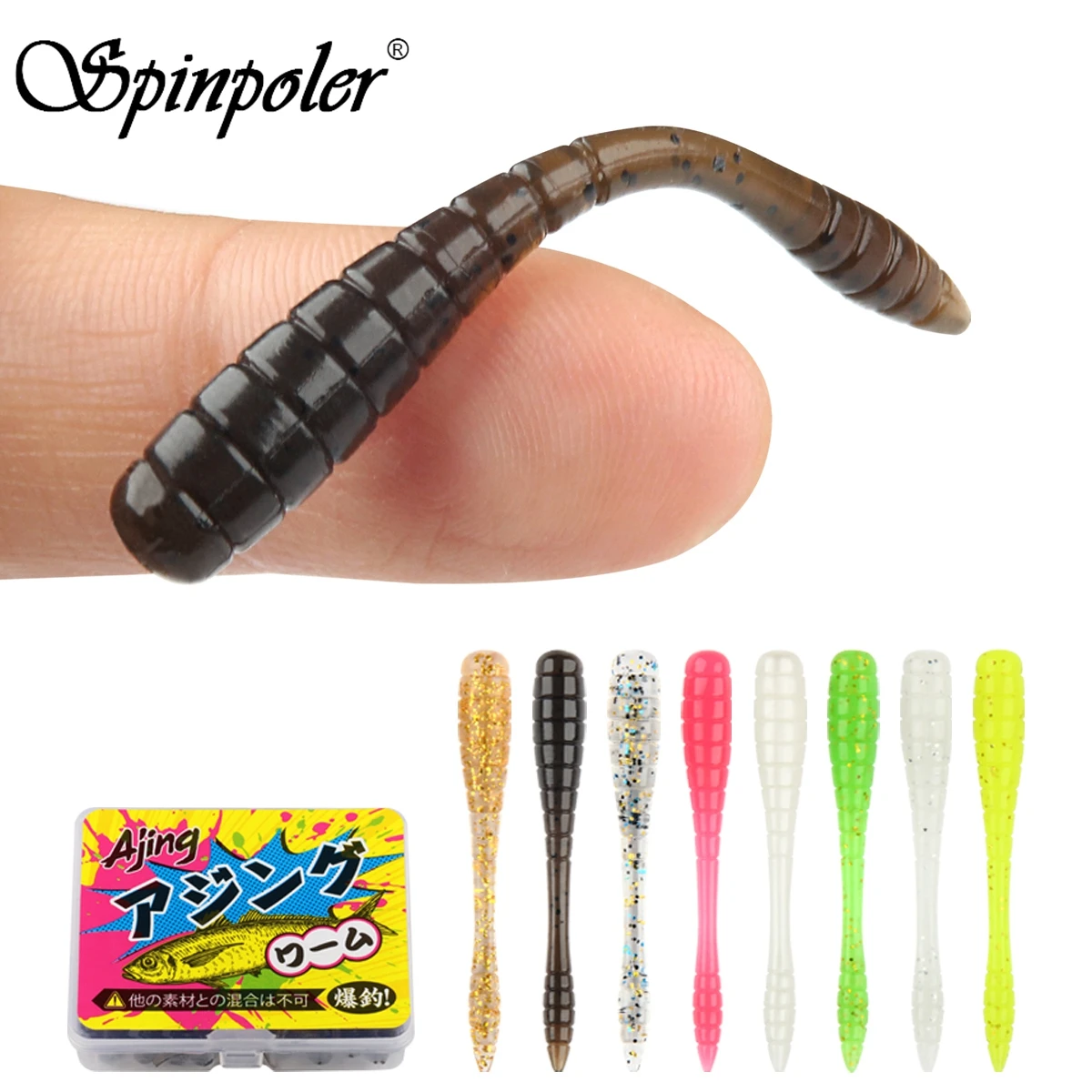 Fishing Lure Swimbait - Spinpoler TPR Ajing señuelos blandos cebo