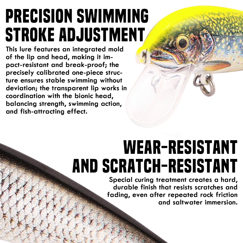 Señuelos de Pesca B&U, Minnow  - Fishing Lure Swimbait reseña y precio