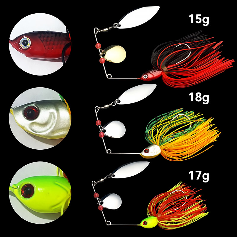 Bazooka 15g 18g Spinnerbait se - Fishing Lure Swimbait reseña y precio
