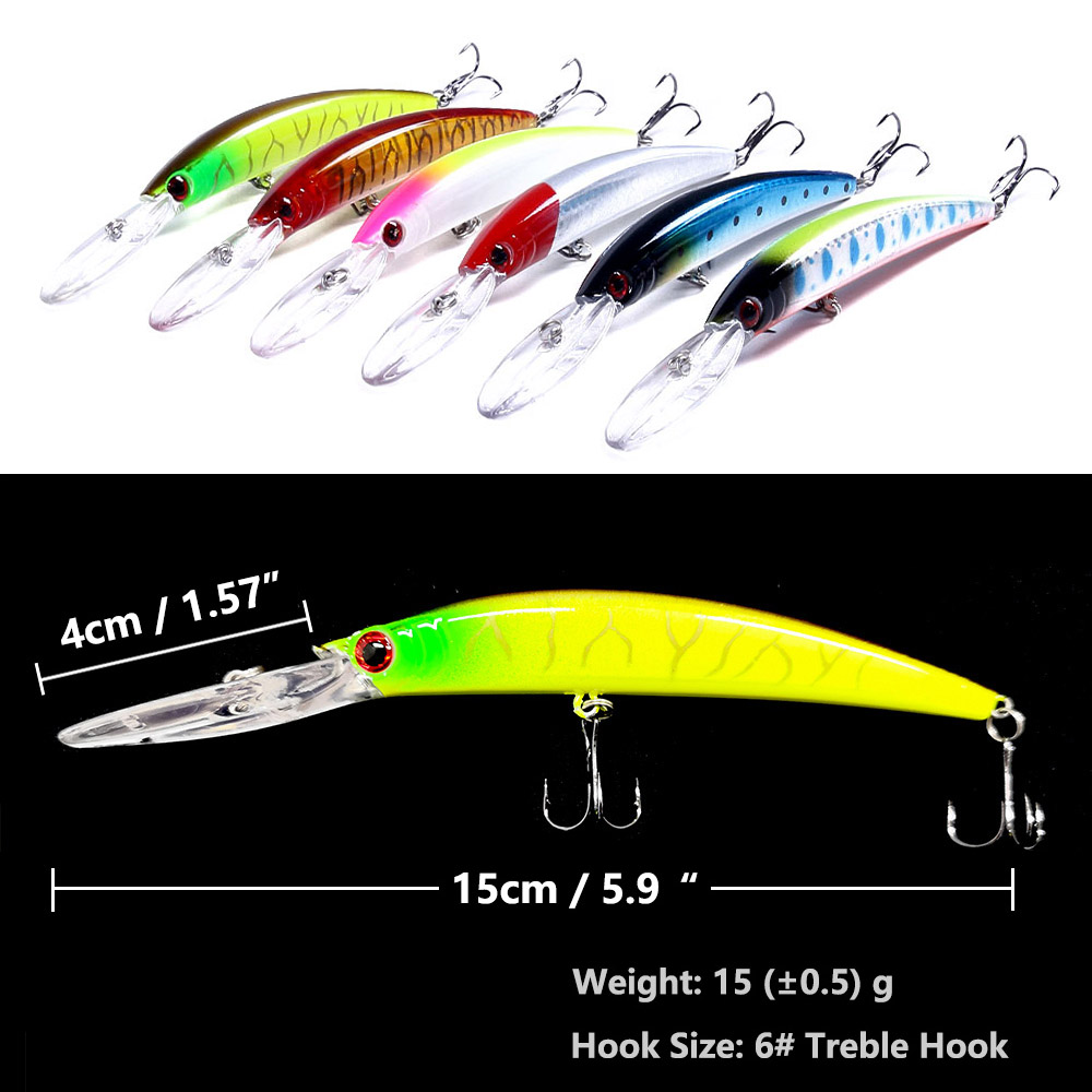 1 Uds 15cm 15g Jerkbait de buc - Fishing Lure Swimbait reseña y precio