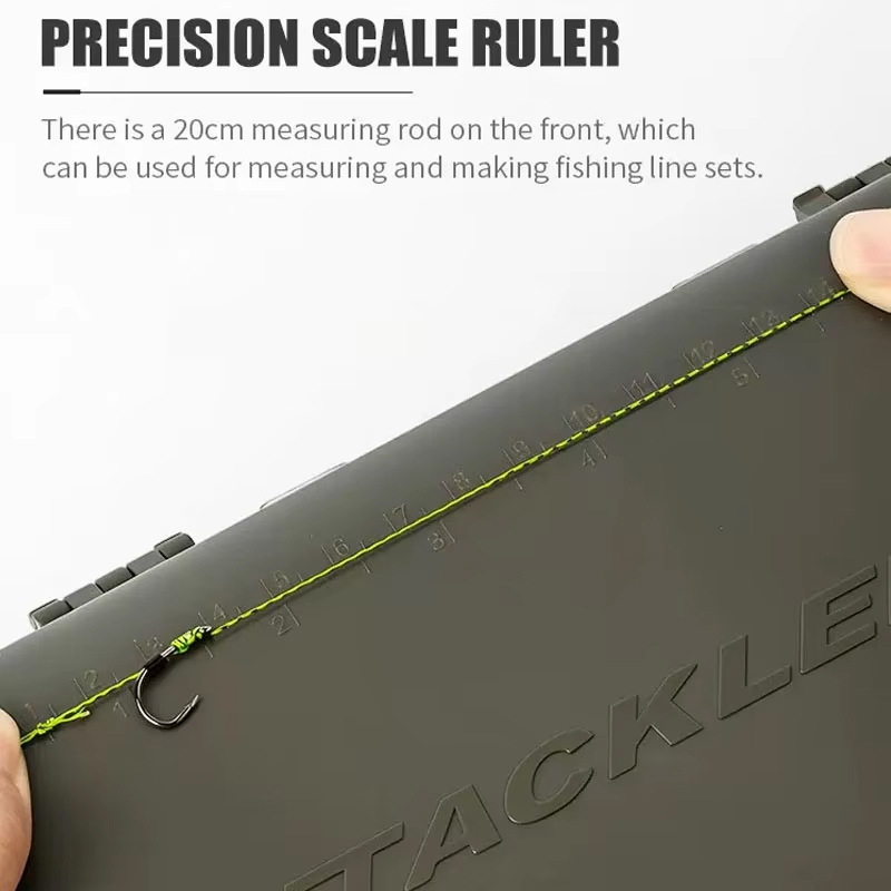 Caja de aparejos de PVC duro d - Fishing Lure Box reseña y precio
