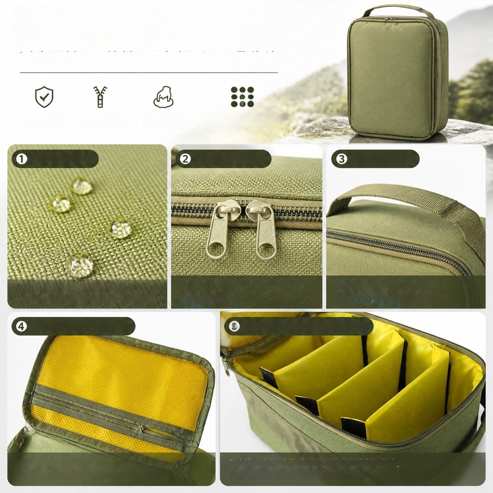 Bolsa de pesca desmontable con - Fishing Lure Box reseña y precio