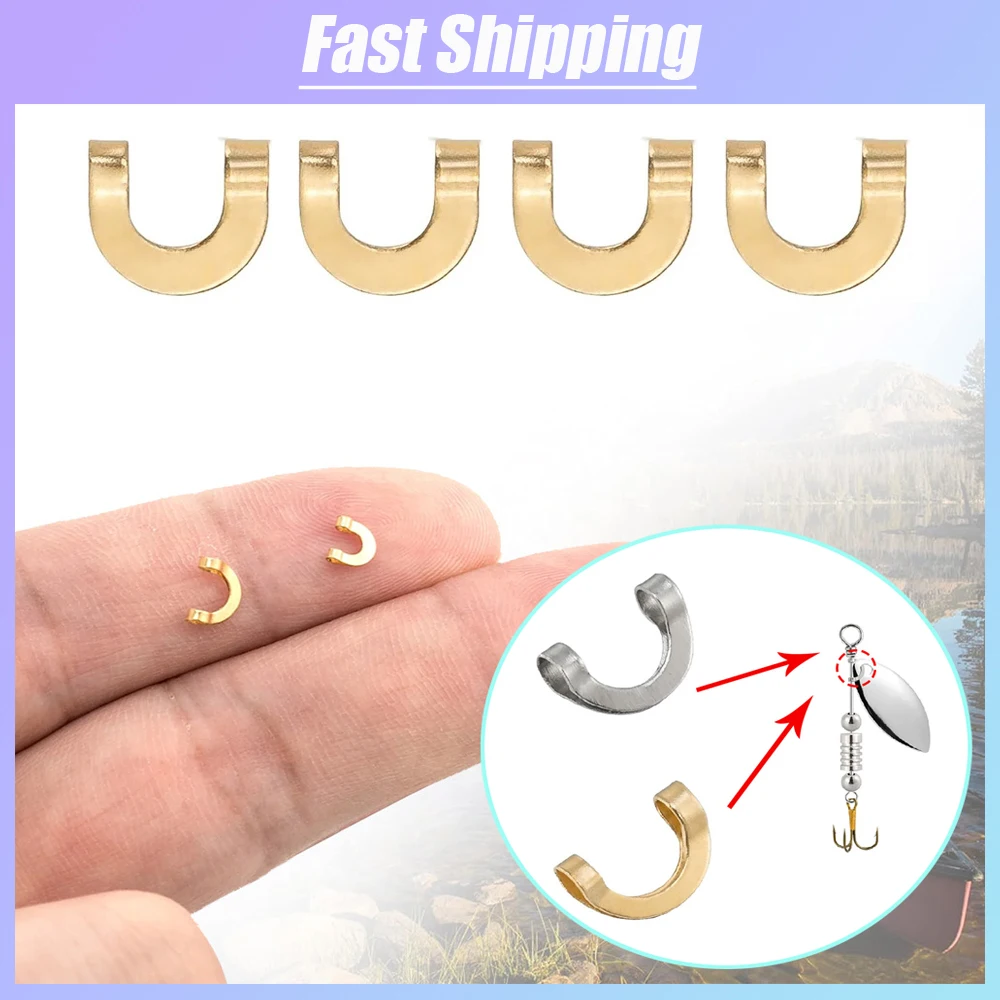 100 Uds. Clips fijos en forma  - Fishing Lure Spinnerbait reseña y precio